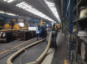 Coating Removal In Steelworks