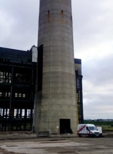 Corecut assist with the demolition of Cockenzie Power Station Chimneys