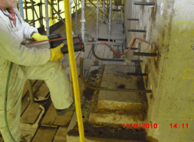 Rebar Reinforcement Using HIlti Resin