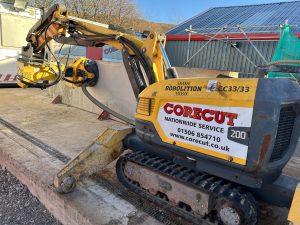 New Equipment – Brokk Surface Grinder!